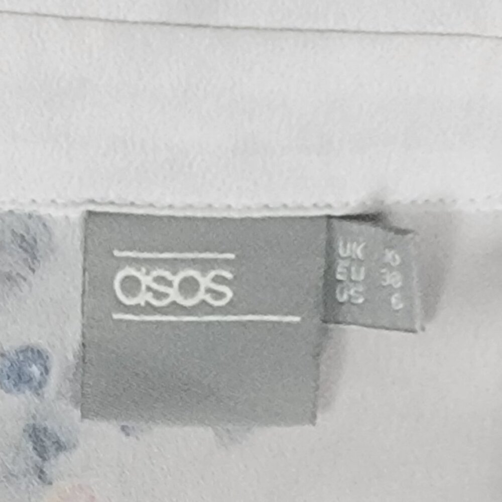 ASOS Vintage Retro Long Sleeve Button Down Kitten Blouse - 6 - Picture 9 of 9